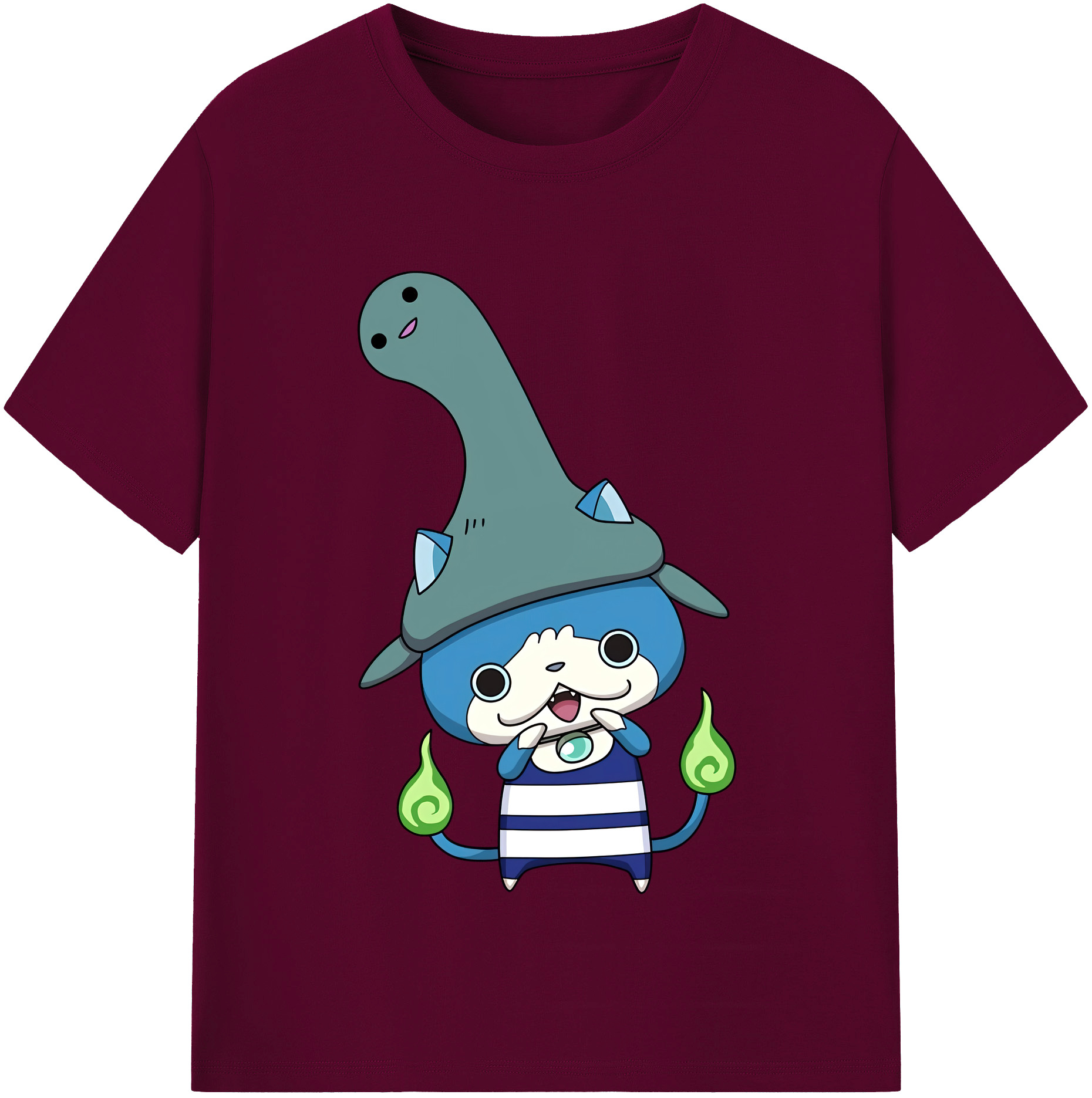 （画像用） 妖怪ウォッチ Yo-kai Watch レディースカジュアルプリントTシャツ（綿100％）